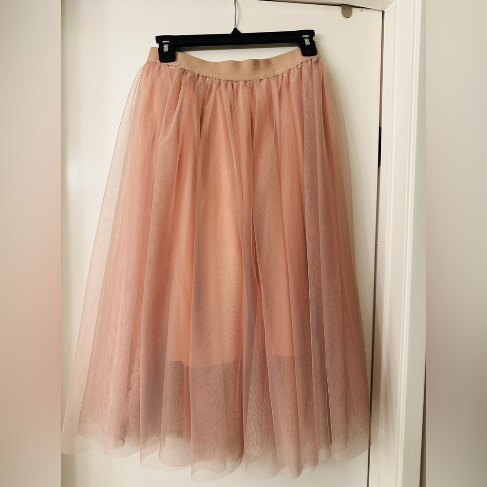 Midi tulle skirt
